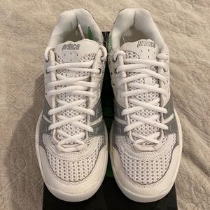 Prince T22 white/silver/grey tennis shoes size 6.5